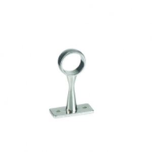 Centre Rail Bracket Brushed Nickel 19mm Interior