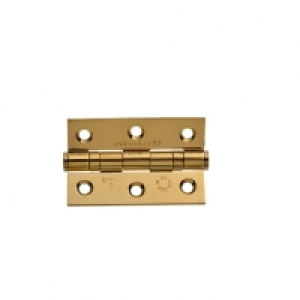 Wickes Grade 7 Fire Rated Ball Bearing Hinge Brass Effect 75