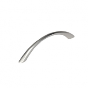 Wickes Tapered Bow Handles Brushed Nickel Finish 112mm 6 Pac £12.99