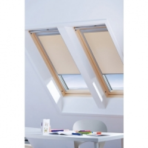 Wickes Roof Window Blinds Sand 601 x 1151mm