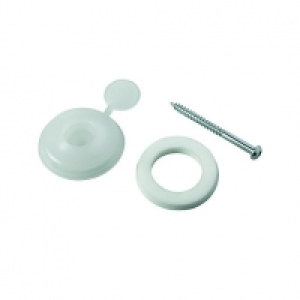 Wickes Clear Polycarbonate Fixing Buttons for 10mm Polycarbo