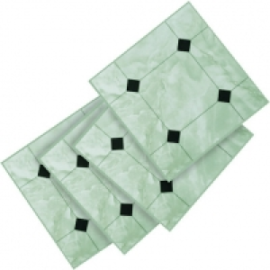 Wickes Vinyl Tiles Black Diamond 305 x 305mm 11 Pack £6.99