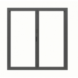 Jci Aluminium Folding Door Set Grey Left Opening 2090 x 1790