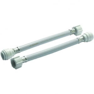 Wickes Hand Tighten Tap Connector 15 x 19 x 300mm Pack 2 £10.99