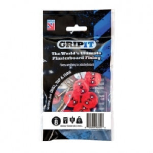 GripIt 18mm Plasterboard Fixing 5 x 30mm Pack of 8