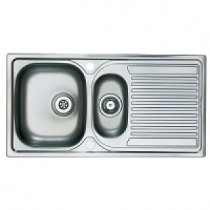 Wickes 1 1/2 Bowl Reversible Sink