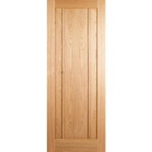 Wickes York Internal Fire Door Oak Veneer 3 Panel 1981 x 762