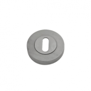 Keyhole Escutcheon Satin Nickel 53mm