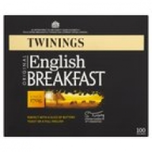 Twinings English Breakfast Tea Bags 100 Pack £3.00