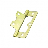 Wickes  Wickes Flush Hinge Brass Plated 38mm 2 Pack