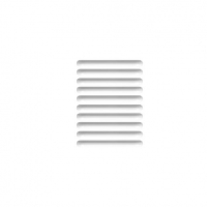 Wickes Plastic Pull Handles White 105mm 10 Pack