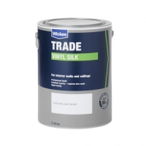Wickes Trade Vinyl Silk Emulsion Paint Pure Brilliant White  £31.99