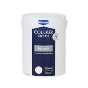 Wickes Colour @ Home Basecoat Emulsion White 5L &pound;26.99