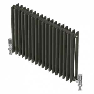 QRL Adagio Horizontal 500x840 Matt Iron Oxide Radiator &pound;164.99