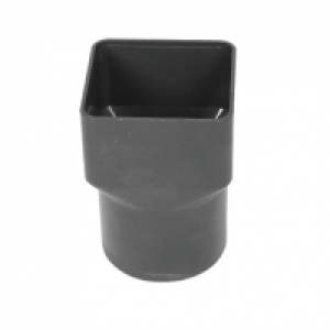 Wickes Black Squareline to Roundline Downpipe Adaptor £2.89