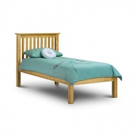 Debenhams Debenhams Pine Barcelona single bed frame with Deluxe mattress