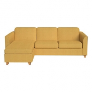 Tweedy weave Carnaby left-hand facing chaise corner sofa b £1,250.00