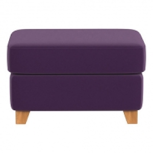 Velvet Abbeville footstool &pound;210.00