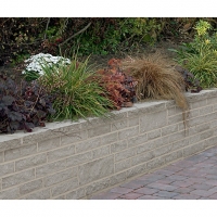 Wickes  Marshalls Marshalite Pitched Faced Ash 300 x 100 x 65mm Wall