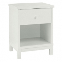 Debenhams Debenhams Soft white Burlington bedside cabinet with single drawer