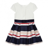 Debenhams J By Jasper Conran Girls navy striped mock dress