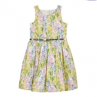 Debenhams Bluezoo Girls multi-coloured sleeveless floral print dress
