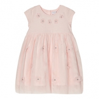 Debenhams Bluezoo Baby girls pink floral dress