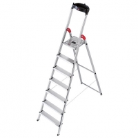 Wickes  Hailo 6 Tread Step Ladder with Handy Tool Tray