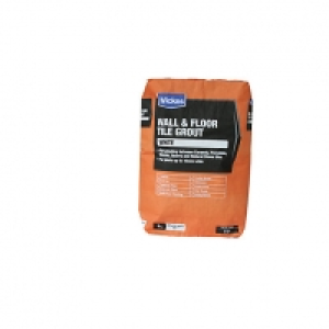Wickes Wall & Floor Tile Grout White 5kg £9.99