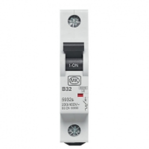 MK Single Pole MCB 6KA Type B 32A £4.25