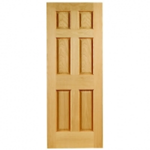 Wickes  Wickes Ludlow Internal Fire Door Oak Veneer Door 6 Panel 198