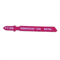 Wickes  Rawlplug Fine Cut Jigsaw Blade For Metal Pack 5