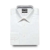 Debenhams The Collection White and purple striped stitch slim fit shirt