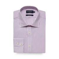 Debenhams Osborne Lilac striped print tailored fit shirt