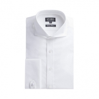 Debenhams Stvdio By Jeff Banks Limited edition white oval jacquard shirt