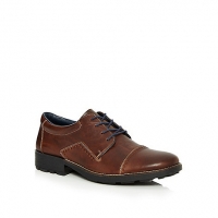 Debenhams Rieker Brown leather lace up shoes