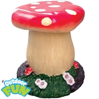 HomeBargains  Childrens Mushroom Garden Stool