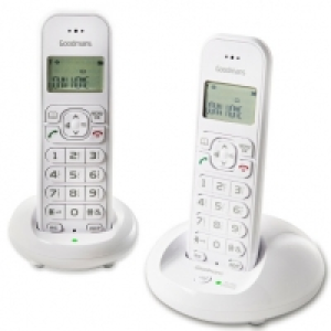 BMStores  Goodmans Cordless Twin Dect Phone