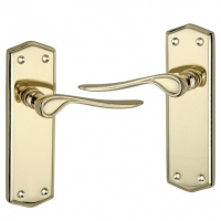 BMStores  Rowan Polished Brass Effect Internal Door Handle