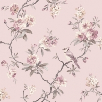 BMStores  Fine Decor - Chinoisierie Sidewall Wallpaper - Pink