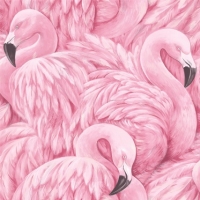 BMStores  Rasch Flamingoes Wallpaper - Pink