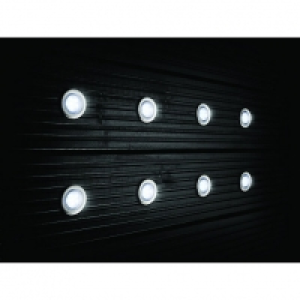 Wickes LED Deck Lights 45mm White £39.99