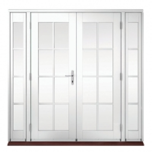 Wickes Coniston Georgian Bar Softwood French Doors 6ft with