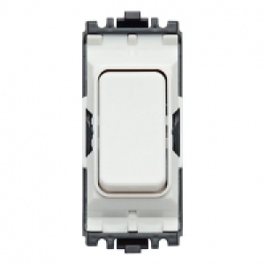 MK Grid 20A Dp 1 Way Switch £3.00