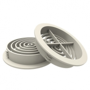 Circular Soffit Vent White &pound;0.35