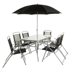 Wilko  Wilko Garden Rectangle Dining Set 8 Piece
