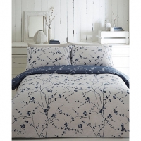 Debenhams Home Collection White printed Trailing leaves bedding set