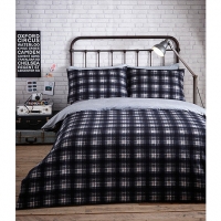 Debenhams Home Collection Multi-coloured brushed cotton checked Frankie bedding set