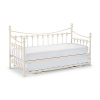 Debenhams Julian Bowen Off-white Etienne single bed frame with guest bed and Pre