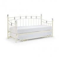 Debenhams Debenhams Stone white Sophie day and guest bed frame and Platinum 